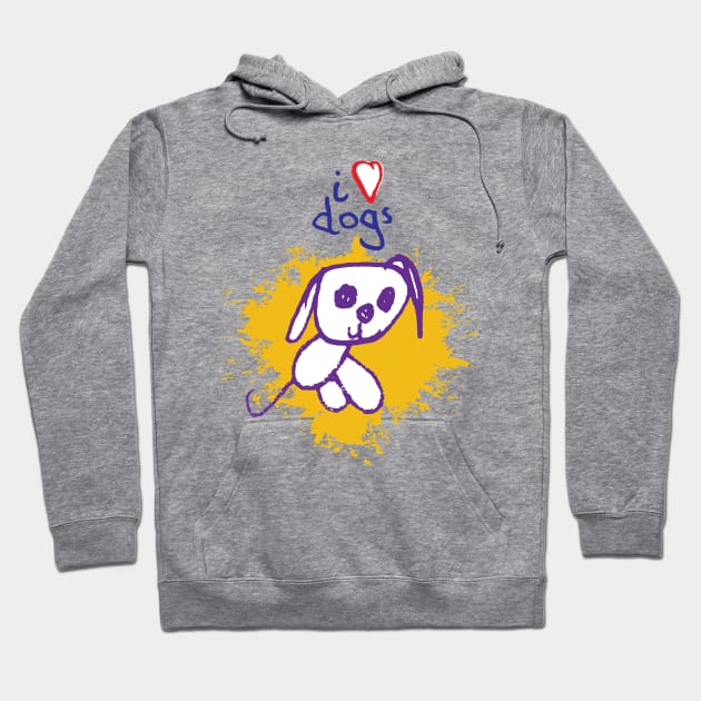 I Love Gogs Hoodie by Cimbart